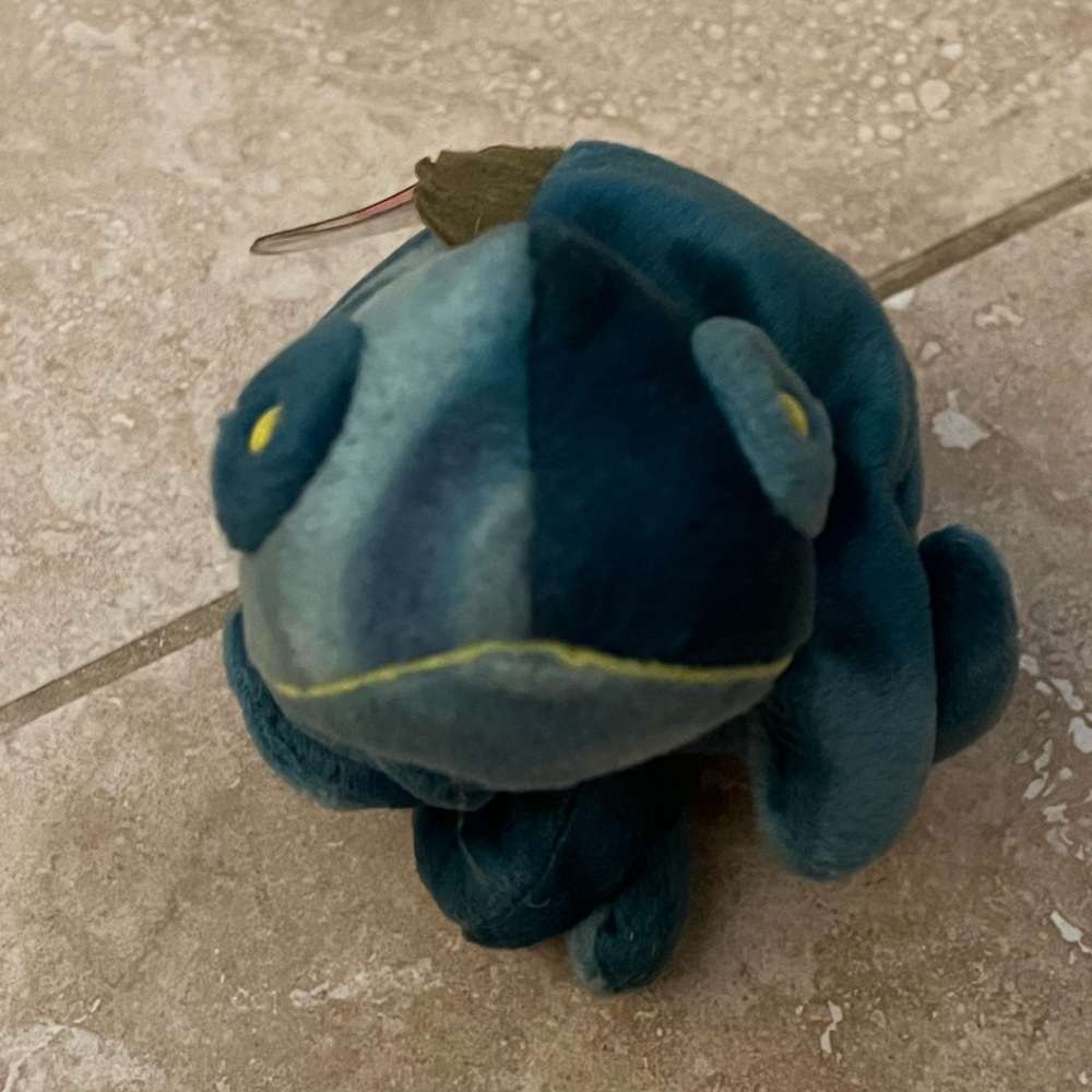 🐻 TY Beanie Baby Iguana “Iggy” Plush Chameleon - Blue